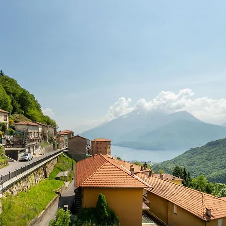 Sciura Elena's Terrace With Lake, Mounts & Valley By Halldis * Garzeno