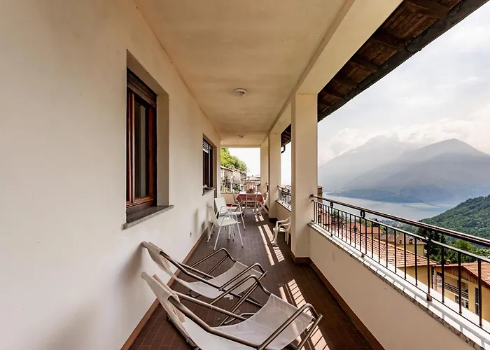 Sciura Elena's Terrace With Lake, Mounts & Valley By Halldis * Garzeno