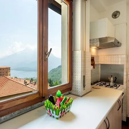 Appartamento Sciura Elena's Terrace With Lake, Mounts & Valley By Halldis