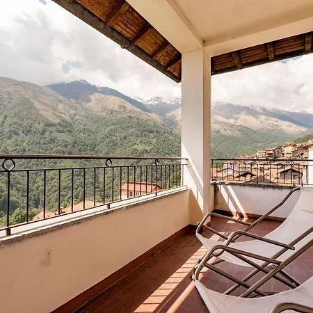 Sciura Elena's Terrace With Lake, Mounts & Valley By Halldis *